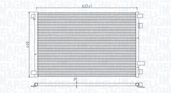 Condenser, air conditioning 350203932000