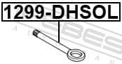 Tow hook 1299-DHSOL - image 2