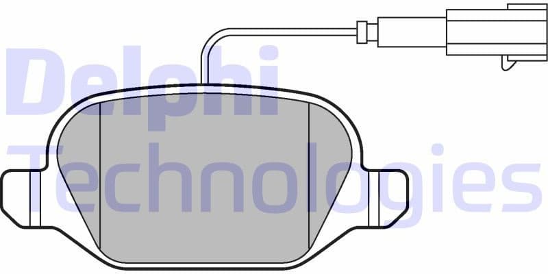 Brake Pad Set, disc brake LP2302