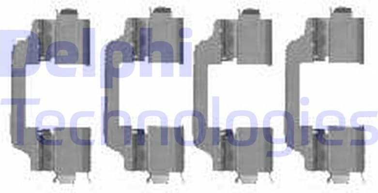 Accessory Kit, disc brake pad LX0458