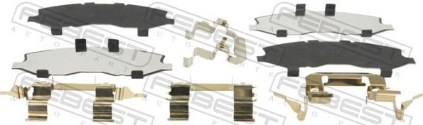 Anti-Squeal Foil, brake pad (back plate) 0203-Z50F