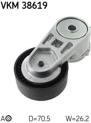 Belt Tensioner, V-ribbed belt VKM 38619 - image 2