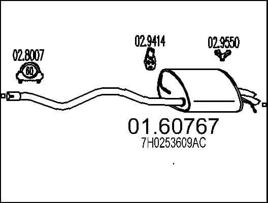 Rear Muffler 01.60767