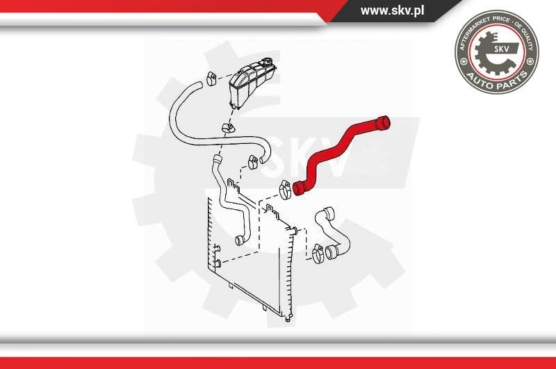 Radiator Hose 24SKV295 - image 4