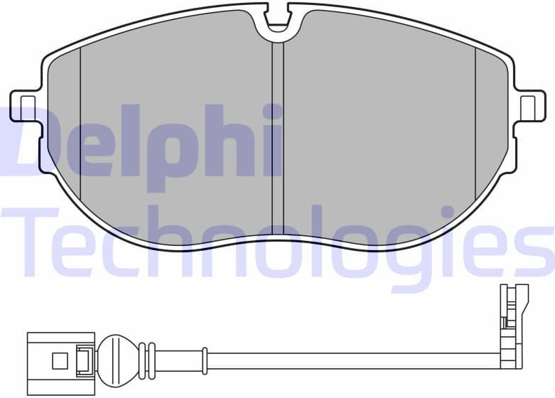 Brake Pad Set, disc brake LP3652