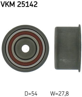 Deflection Pulley/Guide Pulley, timing belt VKM 25142 - image 2