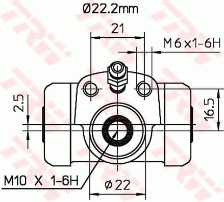 Wheel Brake Cylinder BWH377 - image 4