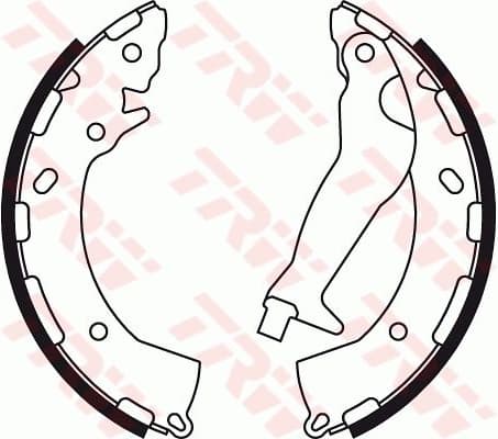Brake Shoe Set GS8785 - image 2