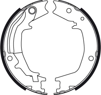 Brake Shoe Set, parking brake GS8489 - image 3