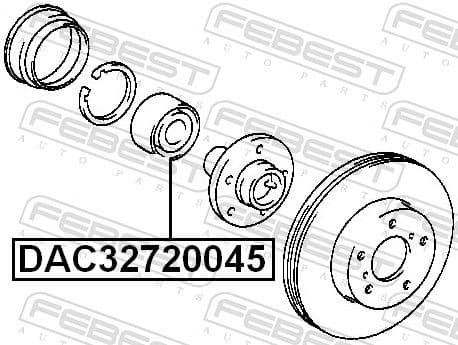 Wheel Bearing DAC32720045 - image 2