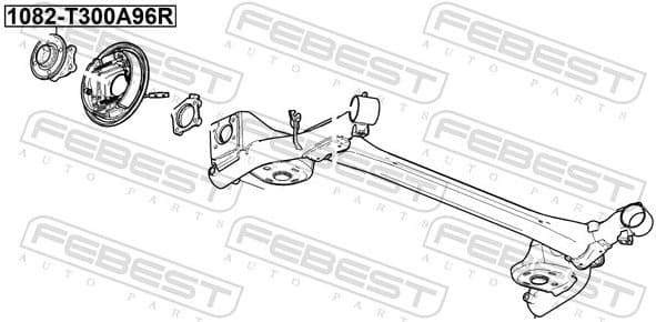 Wheel Hub 1082-T300A96R - image 2