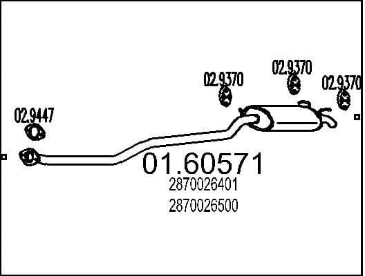 Rear Muffler 01.60571