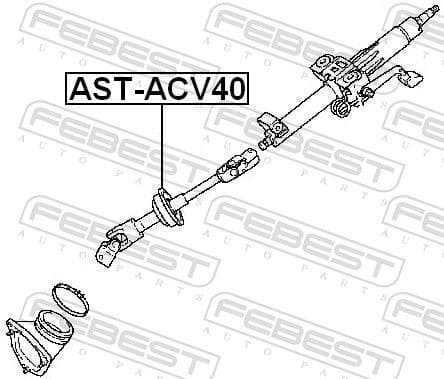 Steering Shaft AST-ACV40 - image 2