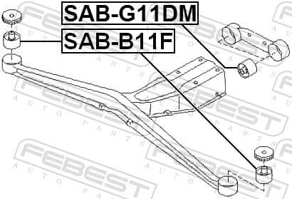 Mounting, differential SAB-G11DM - image 2