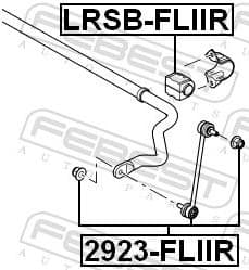 Link/Coupling Rod, stabiliser bar 2923-FLIIR - image 2