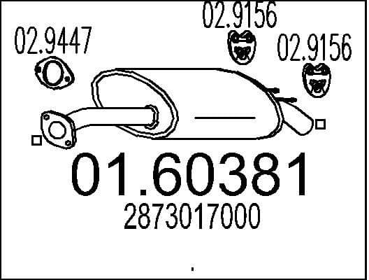 Rear Muffler 01.60381