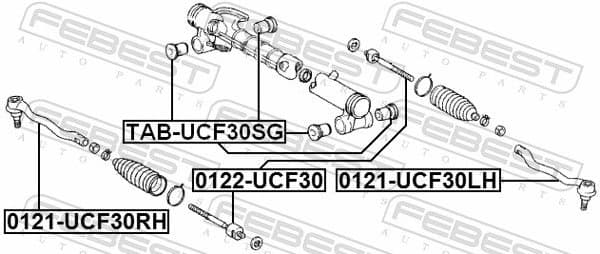 Tie Rod End 0121-UCF30LH - image 2
