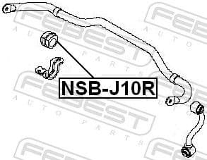 Mounting, stabiliser bar NSB-J10R - image 2