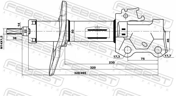 Shock Absorber 01660298FL