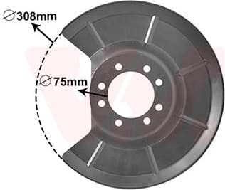 Brake protection plate 1863373