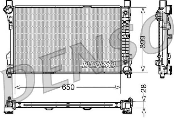 Radiator, engine cooling DRM17079