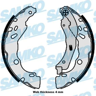 Brake Shoe Set 81109