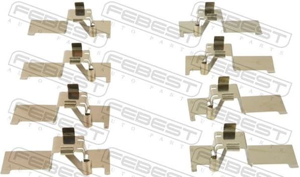 Accessory Kit, disc brake pad 0103-ACV40F