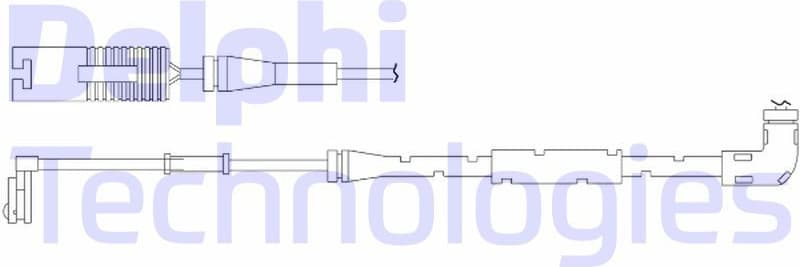Warning Contact, brake pad wear LZ0195