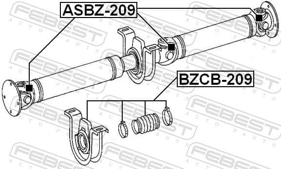 Joint, propshaft ASBZ-209 - image 2