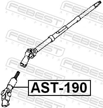 Steering Shaft AST-190 - image 2
