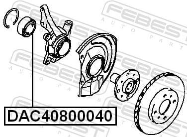 Wheel Bearing DAC40800040 - image 2