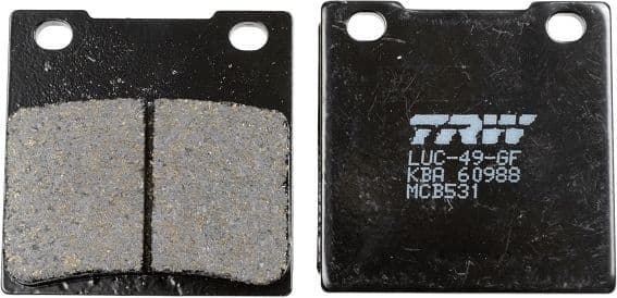 Brake Pad Set, disc brake Organic Allround MCB531 - image 2
