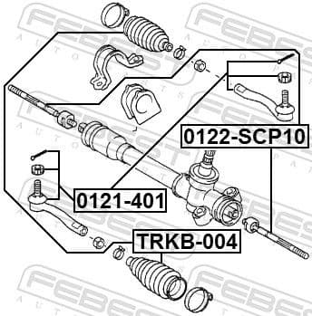 Inner Tie Rod 0122-SCP10 - image 2