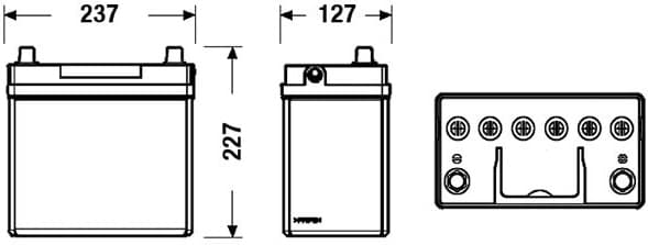 Starter Battery EXCELL ** EB454 - image 2