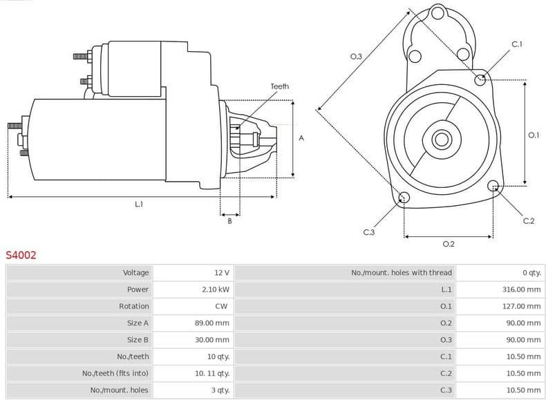 Starter AS S4002 - image 5