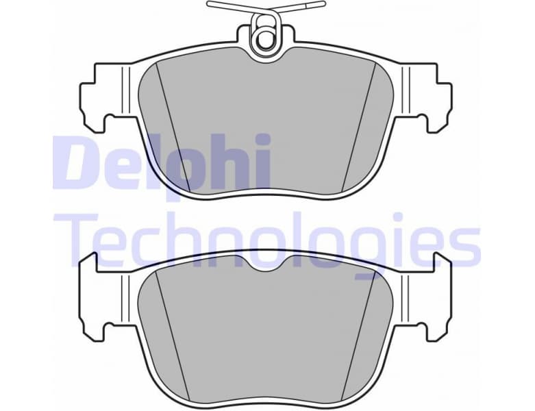 Brake Pad Set, disc brake LP3674