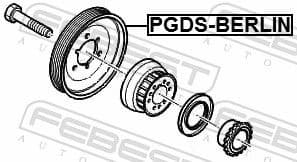 Belt Pulley, crankshaft PGDS-BERLIN - image 2