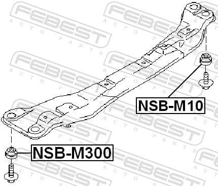 Bushing, axle beam NSB-M300 - image 2