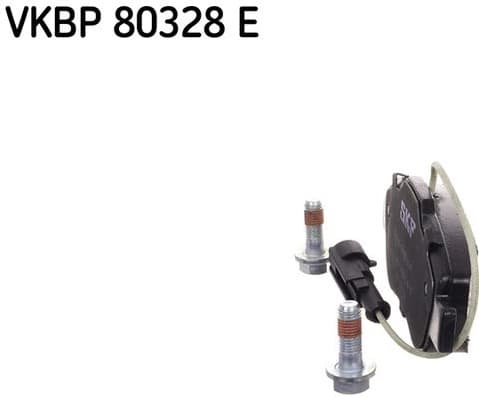 Brake Pad Set, disc brake VKBP80328E - image 2