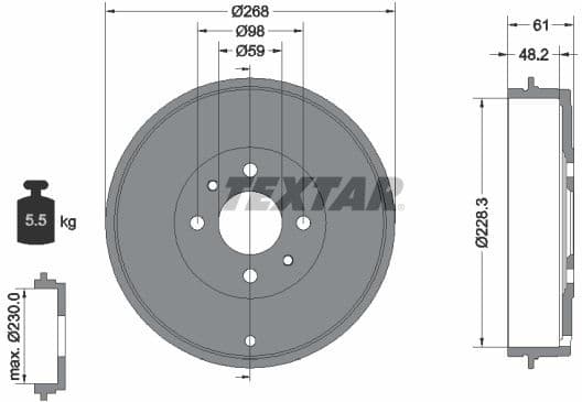 Brake Drum 94014000