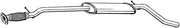 Centre Muffler 287455