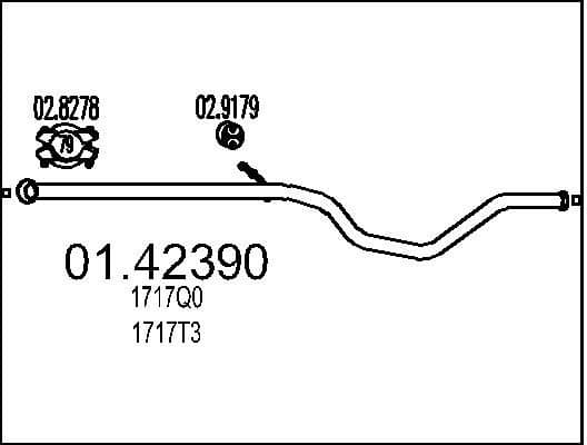 Exhaust Pipe 01.42390