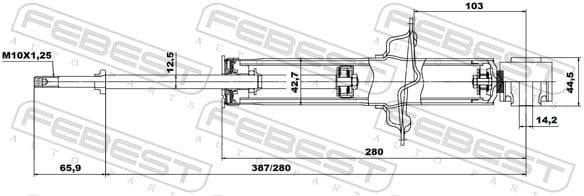 Shock Absorber 03658536R - image 2