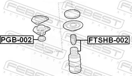 Protective Cap/Bellow, shock absorber FTSHB-002 - image 2
