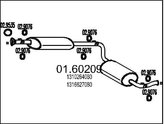 Rear Muffler 01.60209