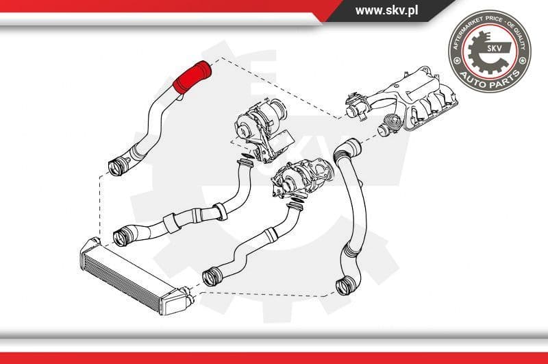 Charge Air Hose 43SKV170 - image 4