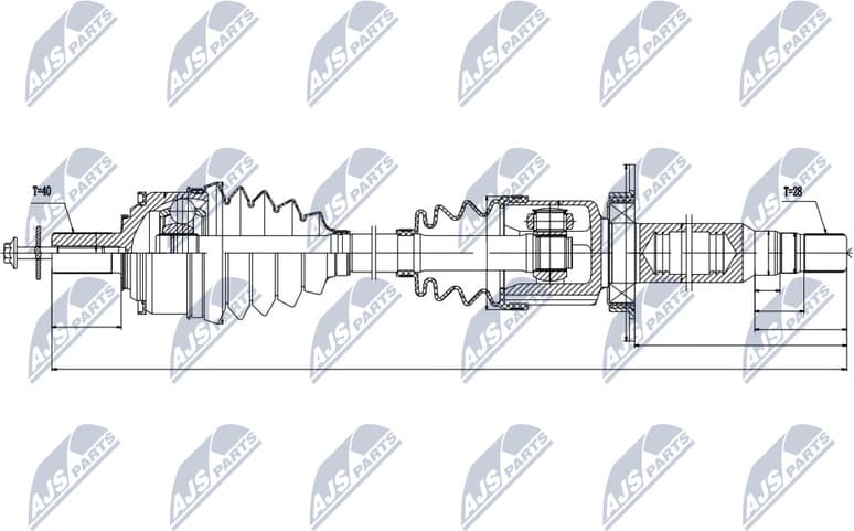 Drive Shaft NPW-VV-035