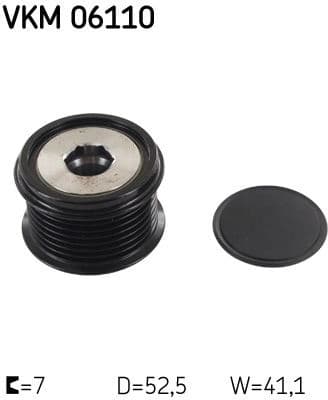 Alternator Freewheel Clutch VKM 06110 - image 2