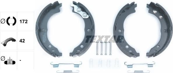 Brake Shoe Set, parking brake 91064800