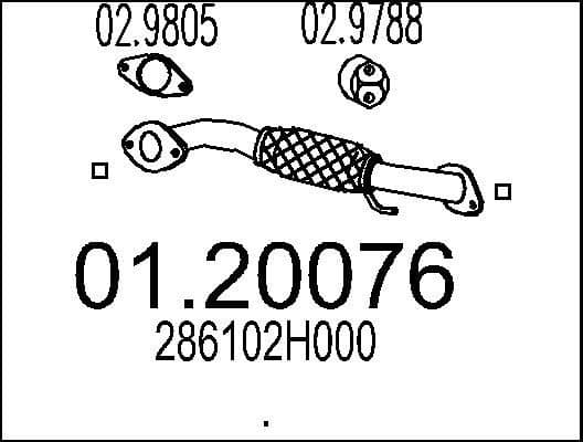 Exhaust Pipe 01.20076